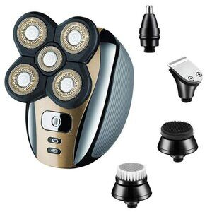 Electric Razor for Men Head Shaver for Bald Men Grooming Kit 5 in 1 Wet Dry